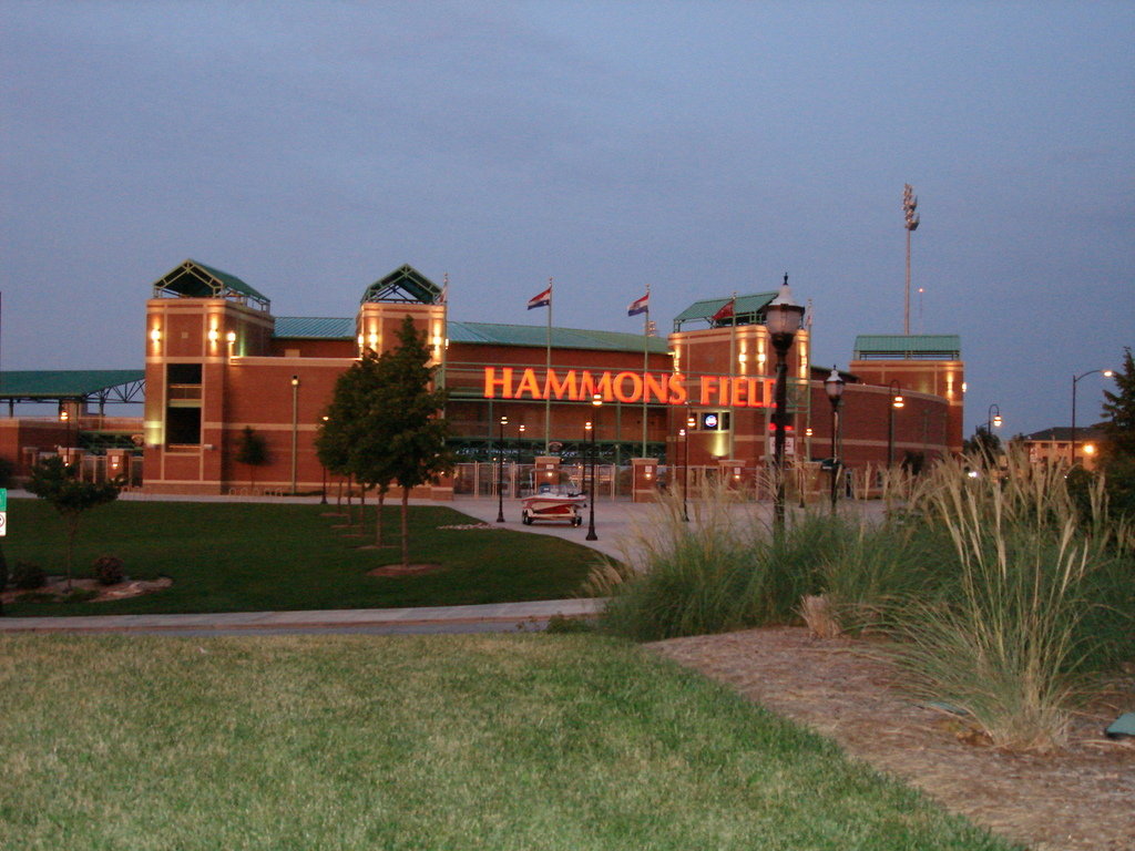 Springfield, MO: The baseball stadium from Jordan Valley Park
