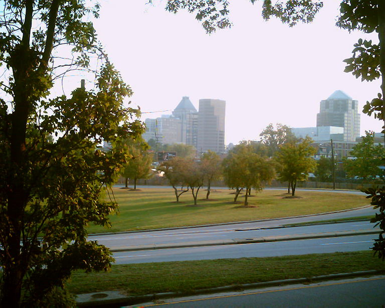 Greensboro, NC: downtown viewed from Ayecock