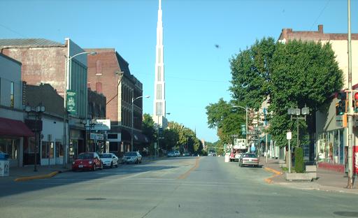 Quincy, IL: A view of downtown Quincy