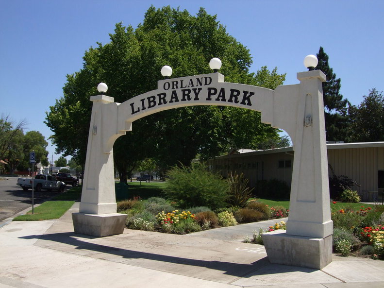 Orland, CA Library Park photo, picture, image (California) at city