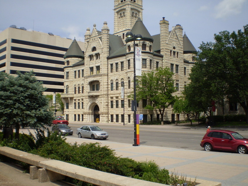 Wichita, KS: building opposite Library in Wichita