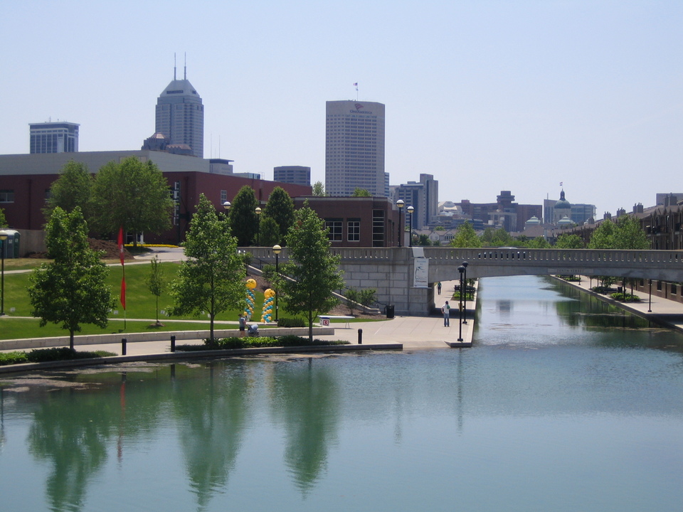 Indianapolis, IN: Start of the River Walk