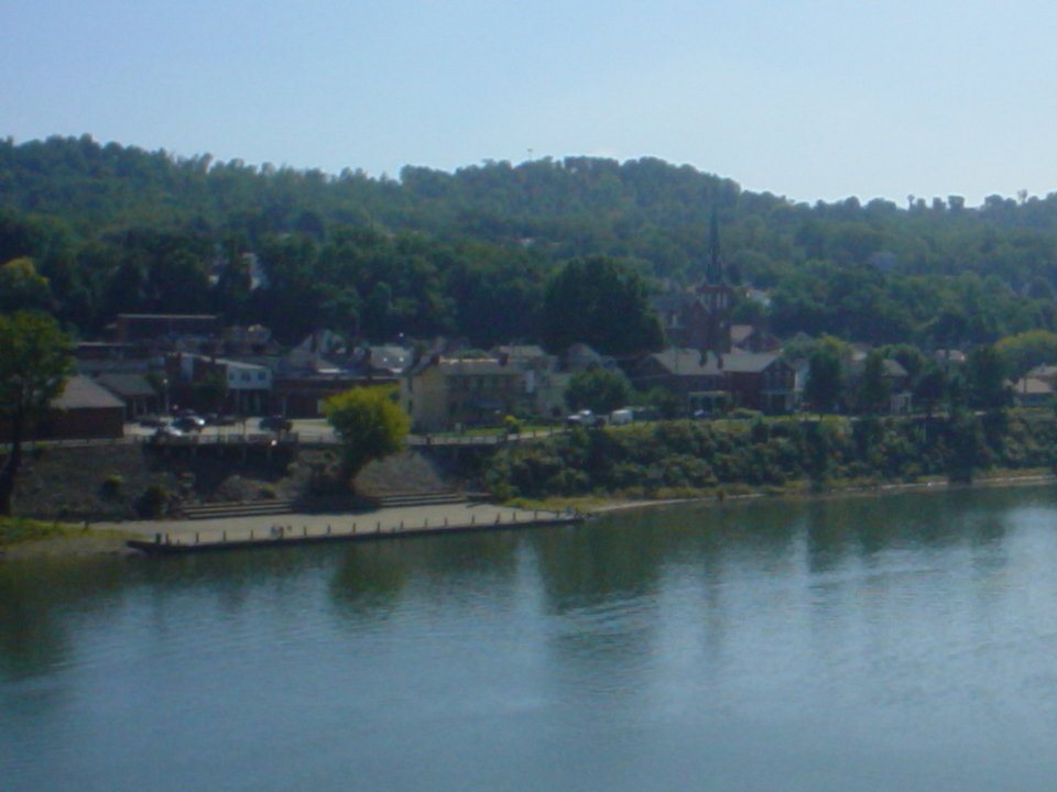 Elizabeth, PA View from the bridge photo, picture, image
