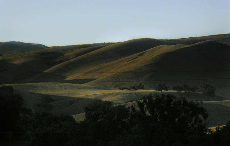 Aromas, CA: Aromas Hills at Sunset - September 2007