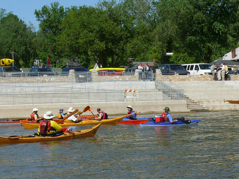 Clarksville, MO Steps to the river photo, picture, image (Missouri