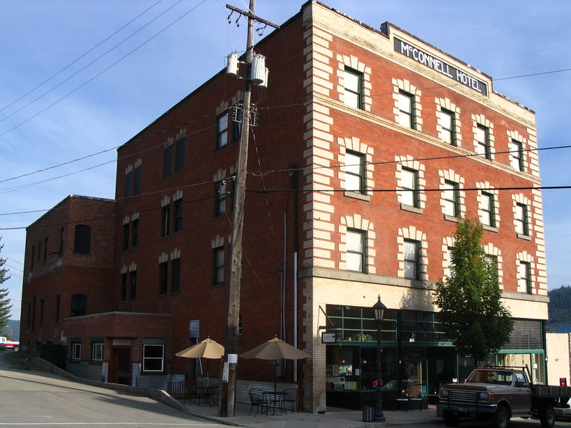 Kellogg, ID: The historic McConnell Hotel bldg