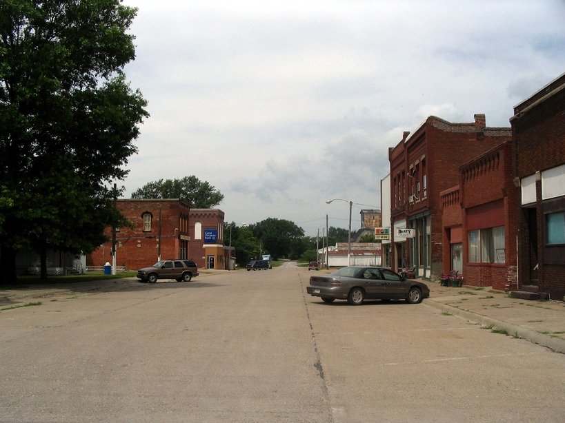 Russell, IA Downtown photo, picture, image (Iowa) at