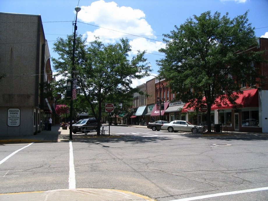 Allegan, MI: Historic downtown