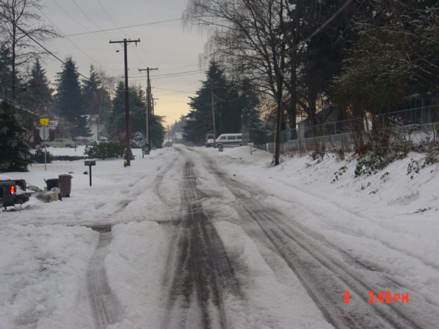 Vancouver, WA: WINTER SNOW 2004