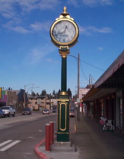 Bremerton, WA: Clock on Callow