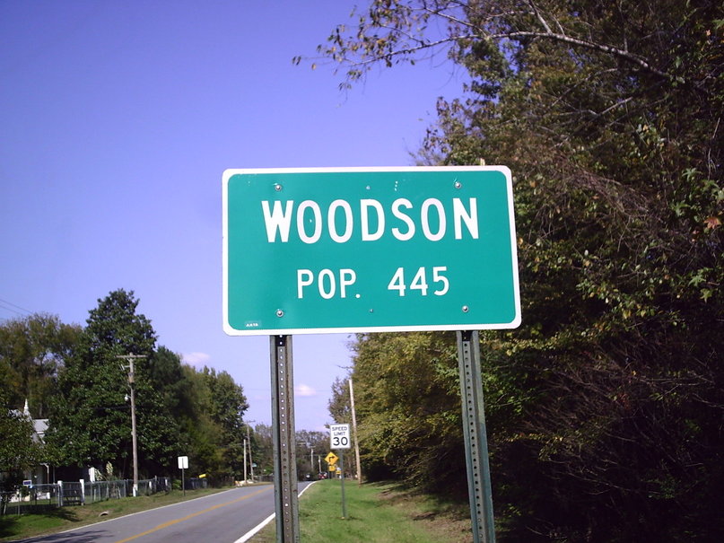 Woodson, AR Woodson Population Sign photo, picture, image (Arkansas