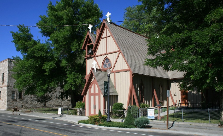 Canyon City, OR: Pioneer Church...