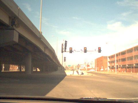 St. Louis, MO: confusing intersection after you get off of the MLK bridge coming from illinois