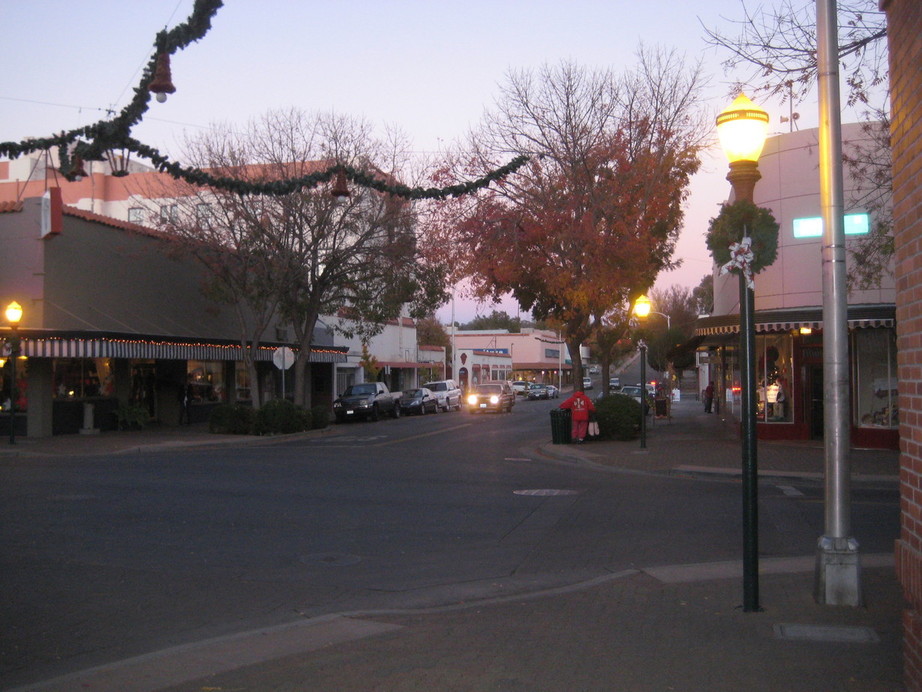 Oroville, CA Christmas time in downtown Oroville photo, picture