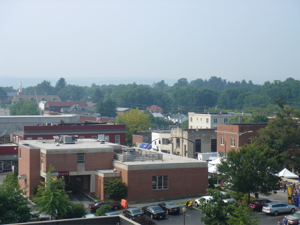 Blacksburg, VA Downtown from Kent Sqauare photo, picture, image