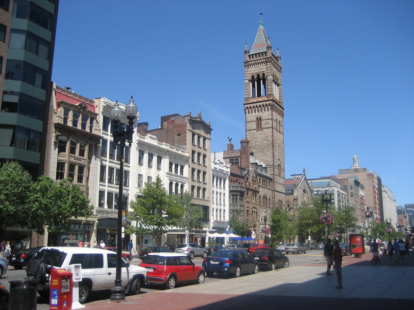 Boston, MA : Street in Downton Boston photo, picture, image ...