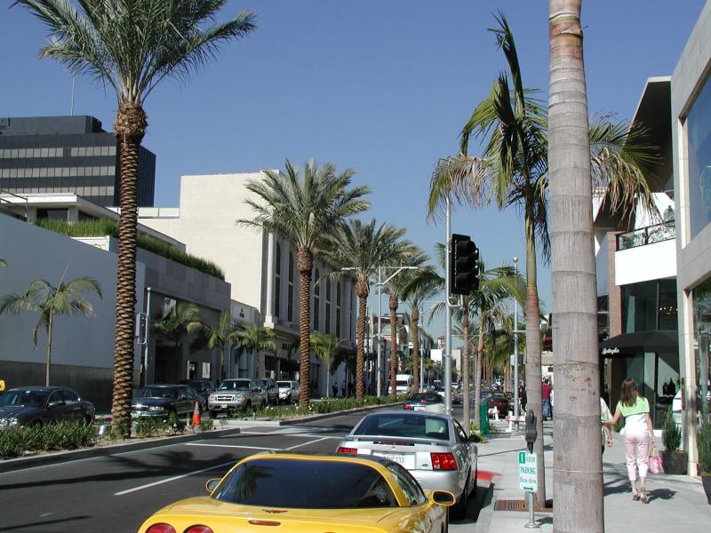 Rodeo Drive Beverly Hills Ca Usa Stock Photo 1194073258