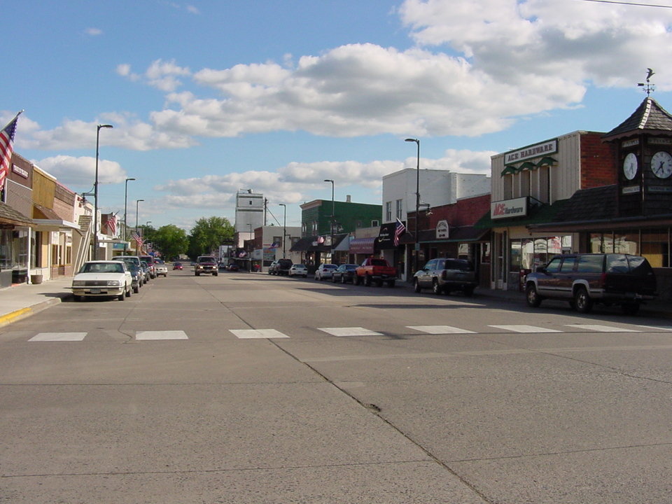 Mora, MN: Union Street (our Main Street) Downtown Mora