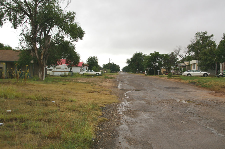 Pampa, TX: NAIDA STREET, looking south, on the west side of town.