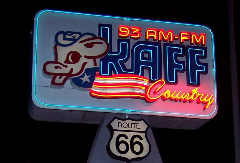 Flagstaff, AZ: Sign on Route 66 in Flagstaff, AZ