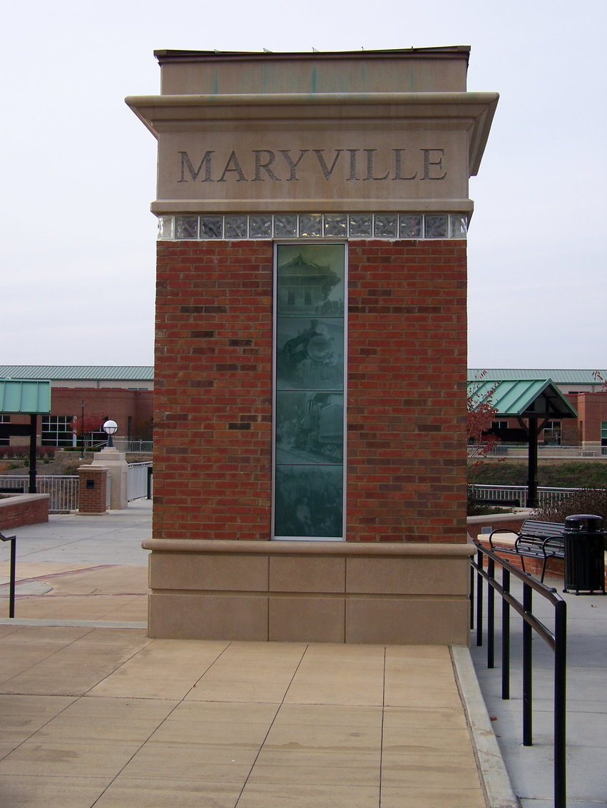 Maryville, TN: Entrance to Library Downtown Maryville