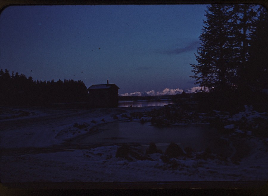 Yakutat, AK: Ankau Bridge Guard House, taken during World War II