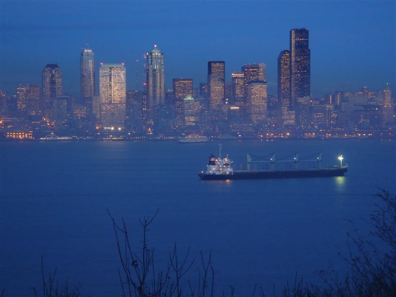 Seattle, WA: PIC MERCER ISLAND. User comment: Mislabeled - pic is from Alki Beach in West Seattle