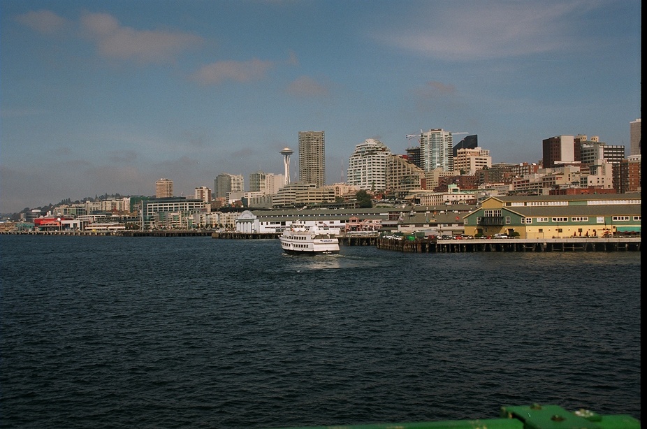 Seattle, WA: Seattle as seen from a ferry