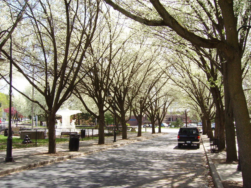 Poughkeepsie, NY The Soldiers Fountain photo, picture, image (New