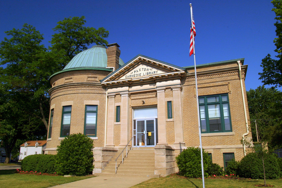 Paxton, IL: Paxton Carnegie Library, S. Market and W. Orleans