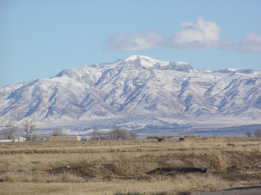 Hinckley, UT 300 north looking east photo, picture, image (Utah) at