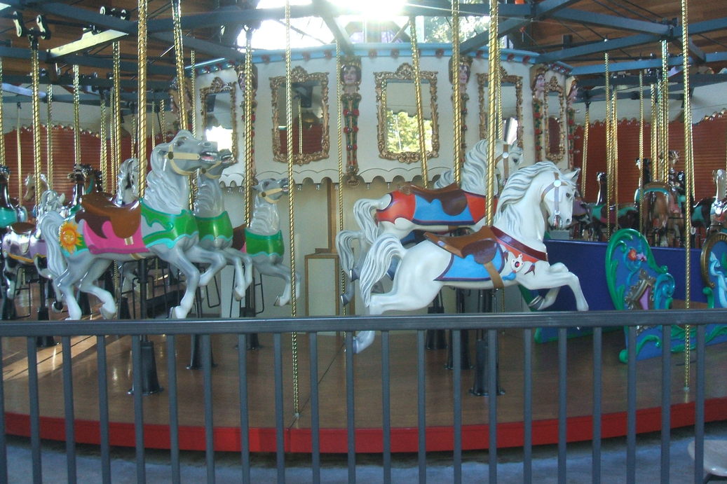 Elk City, OK: This is the hand carved carousel that is in the Elk City Park