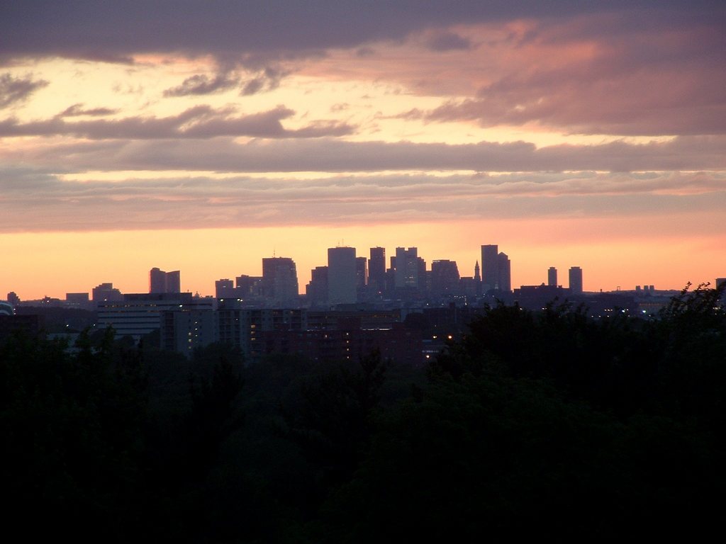 Quincy, MA: The view from Wollaston Hill