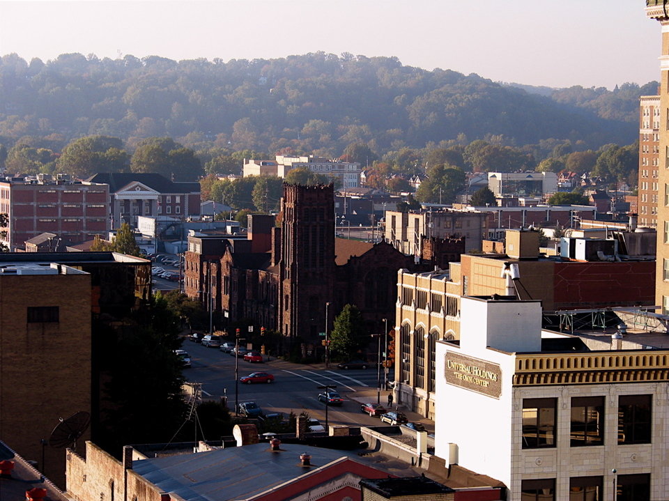 Huntington WV Downtown Intersection Of 5th Ave And 10th Street