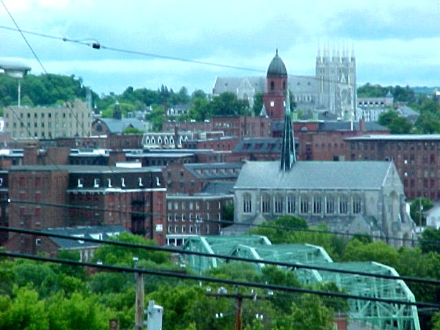 Lewiston, ME: Overlooking the Center of Lewiston