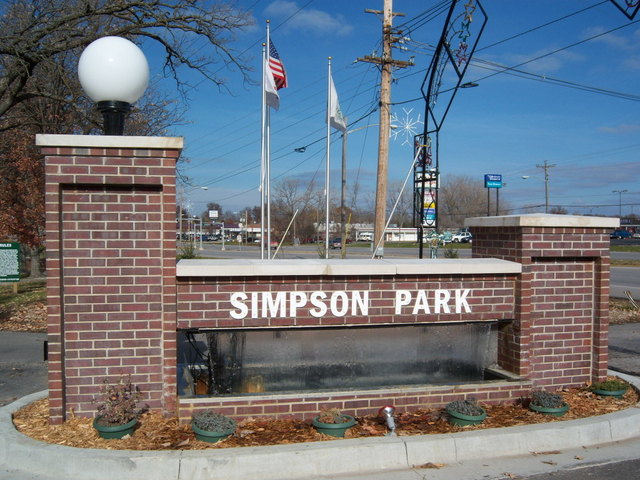 Chillicothe, MO: Simpson Park Entrance