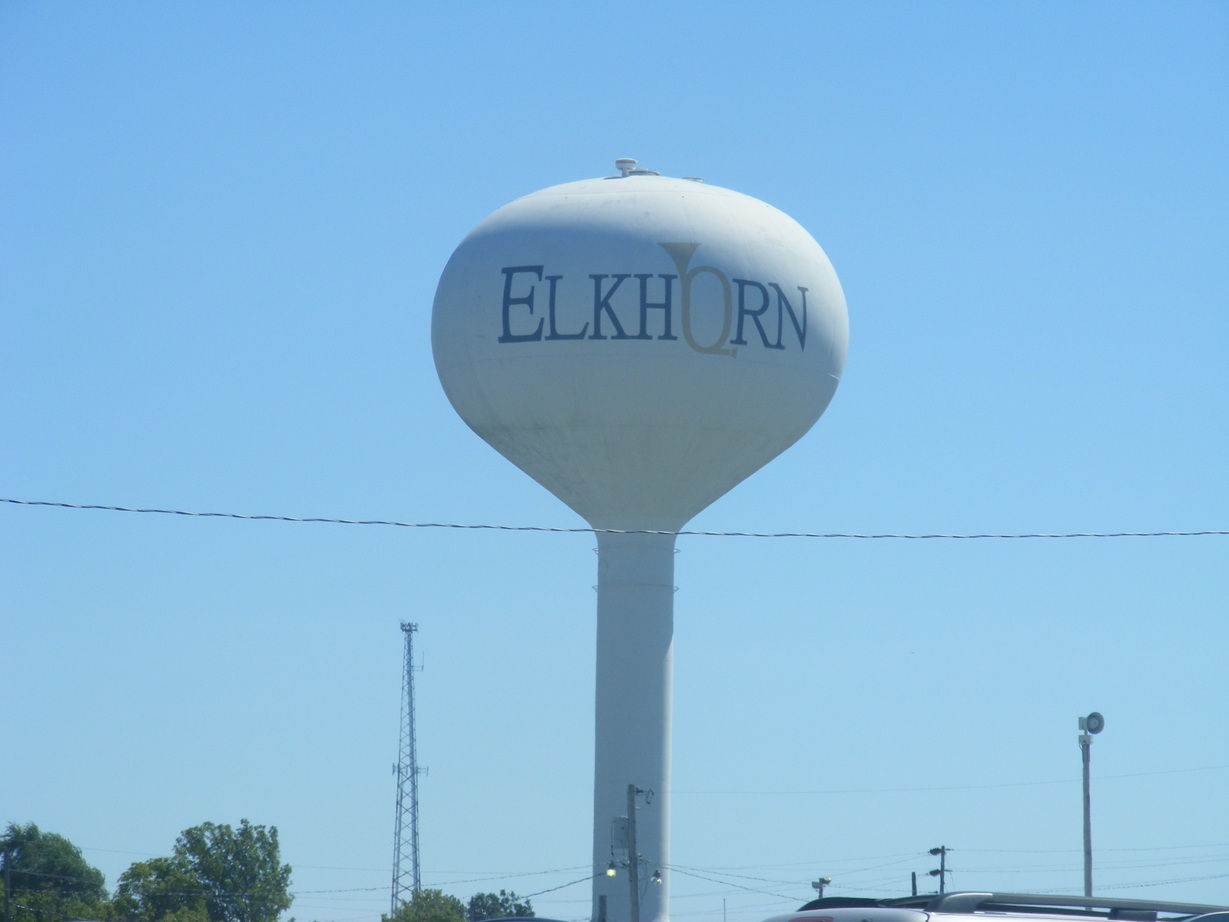 Elkhorn, WI Elkhorn Water tower photo, picture, image (Wisconsin) at