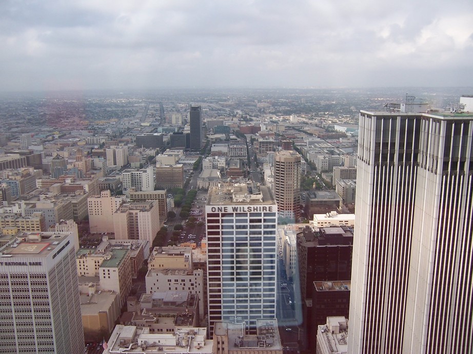 Los Angeles, CA: looking south from downotwn hig rise