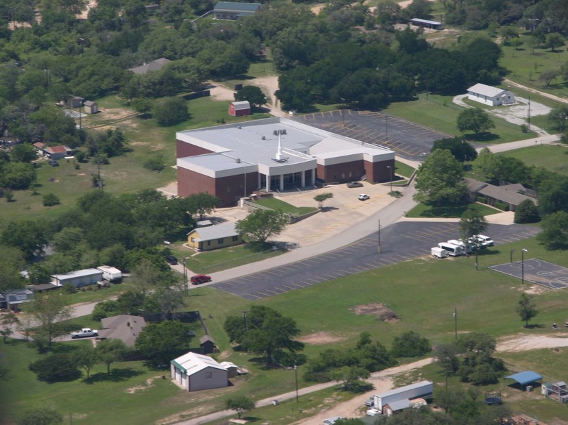 Aurora, TX : Aurora Baptist Church on Derting Road, just off Highway ...