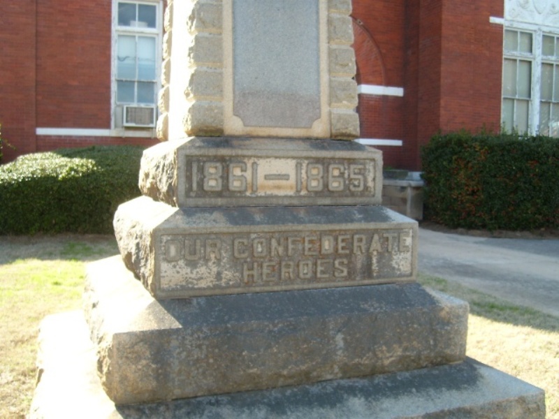 Talbotton, GA: Confederate Memorial Inscription - Talbotton