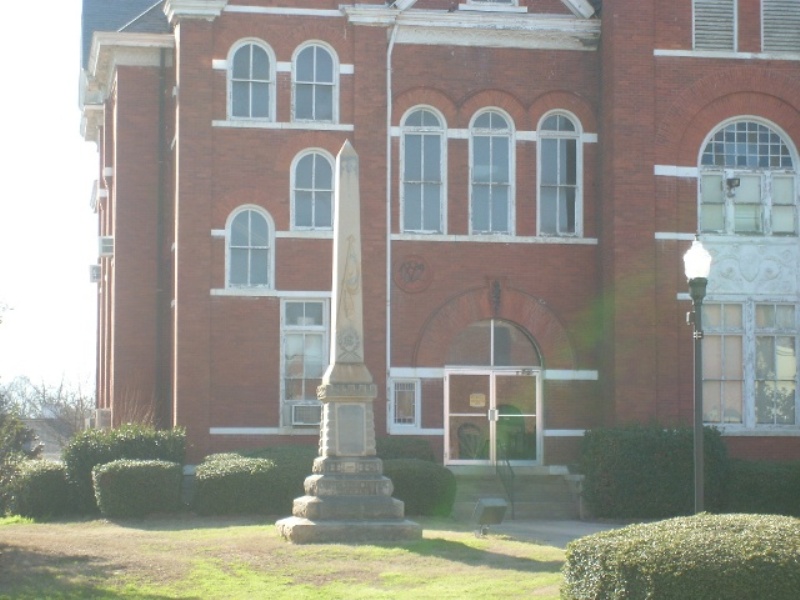 Talbotton, GA: Confederate Memorial - Talbot County Courthouse