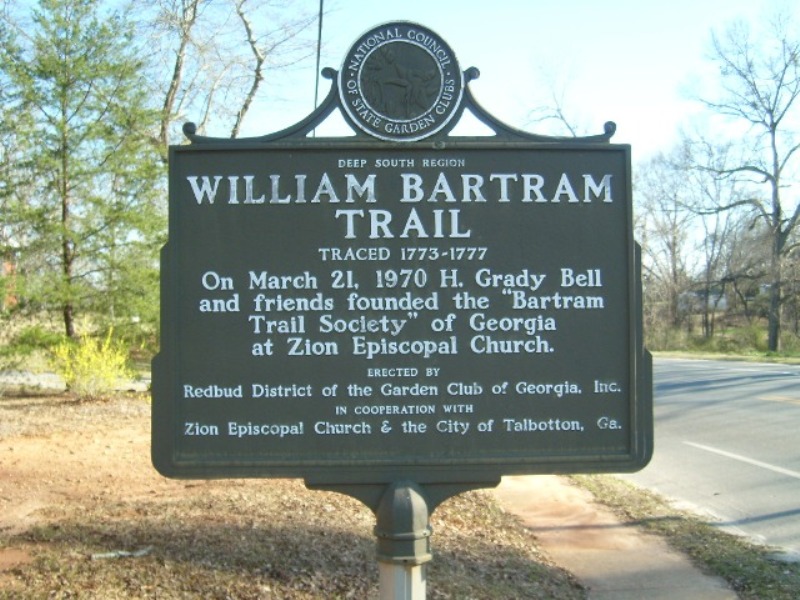 Talbotton, GA: William Bartram Trail Marker - Talbotton