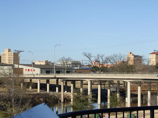 San Angelo, TX: downtown San Angelo on the Concho River