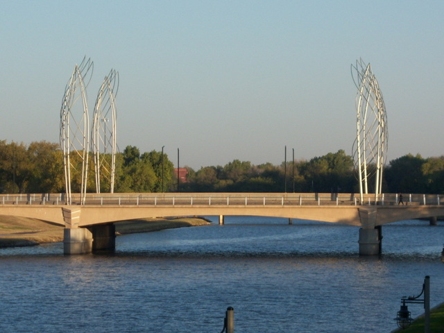 Wichita, KS: Douglas Ave Bridge over the Arkansas River