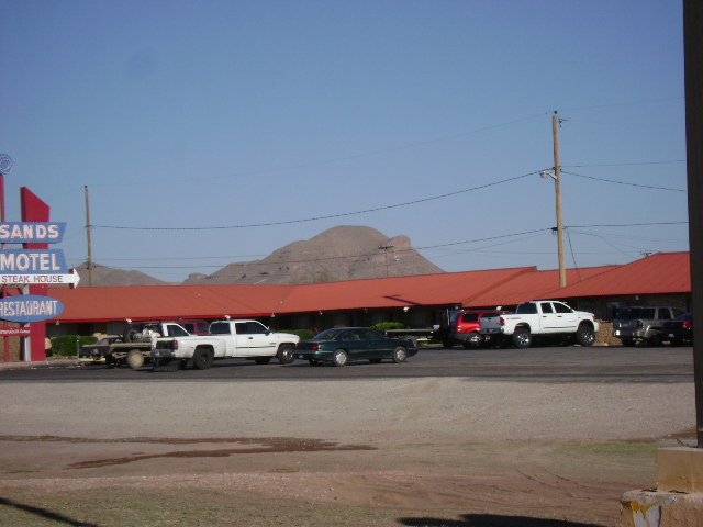 Van Horn, TX: Sands motel, Van horn Texas