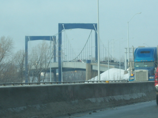Kansas City, MO: Paseo Bridge across the Missouri River on I-35/Hwy 71