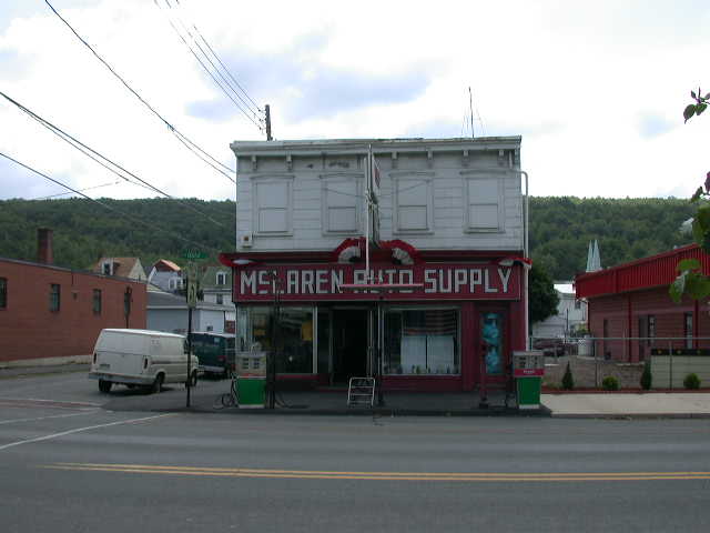 Mahanoy City, PA: McLaren Auto Supply, Center Street