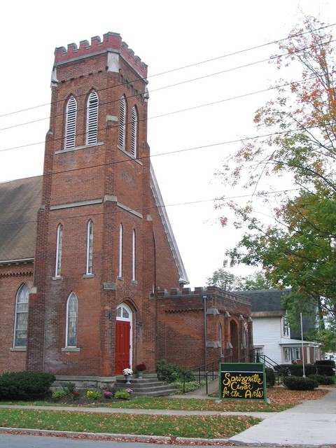 Springville, NY: Springville Center for the Arts in the historic formerly Baptist Church, built circa 1868