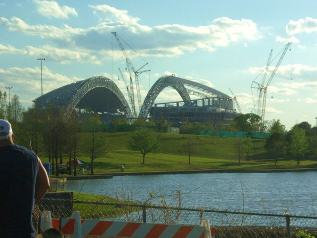 Arlington, TX: New Cowboys Stadium Construction - 4/11/08