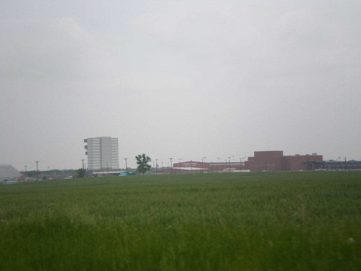 Royse City, TX: Royse City High school, this picture was taken from IH-30 heading east.